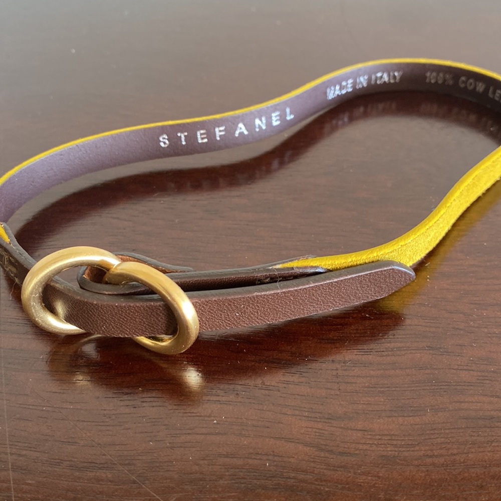 Stefanel Made in Italy Leather bracelet - Picture 6 of 8